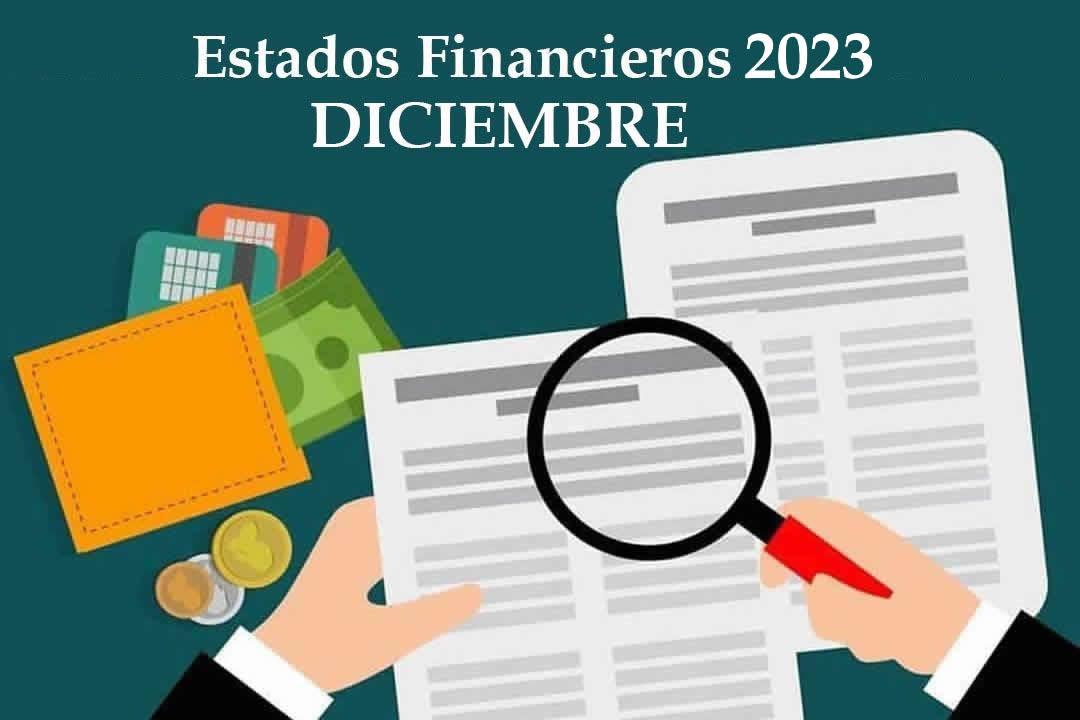 Estado Situación Financiera Diciembre 2023 | foto | ESE HOSPITAL DE SANTA BARBARA